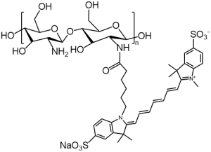 Cy7-Chitosan 花菁染料Cy7标记壳聚糖 用于活体成像