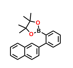 4,4,5,5-四甲基-2-(2-(萘-2-基)苯基)-1,3,2-二氧杂环戊硼烷 CAS号:1062555-59-2科研及生产专用 高校及研究所支持货到付款