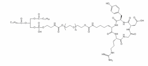 DSPE-PEG-c(RGDyk)  c(RGDyk)-PEG-DSPE 磷脂-聚乙二醇-c(RGDyk)多肽