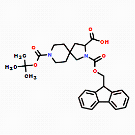 N2-FMOC-N8-BOC-2,8-二氮杂螺[4.5]癸烷-3-羧酸CAS号849928-23-0；现货供应