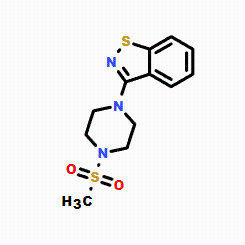 3-(4-(甲磺酰基)哌嗪-1-基)苯并[d]异噻唑CAS号2190680-18-1；分析试剂/现货供应