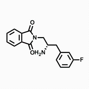 (S)-2-(2-氨基-3-(3-氟苯基)丙基)异吲哚啉-1,3-二酮CAS:943325-38-0