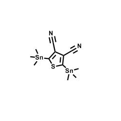 2,5-雙(三甲基錫烷基)-3,4-噻吩二甲腈；CAS：2769156-31-0