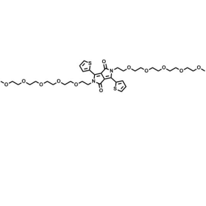 3,6-雙(5-噻吩-2-基)-2,5-二(2,5,8,11,14-五氧雜十六烷-16-基)-2,5-二氫吡咯并[3,4-c]吡咯-1,4-二酮；CAS：2891848-82-9