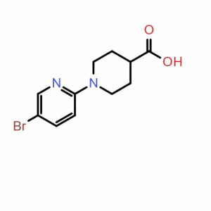 1-(5-溴吡啶-2-基)哌啶-4-羧酸；CAS：954570-88-8