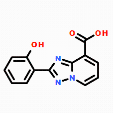 2-(2-羟苯基)-[1,2,4]三唑并[1,5-a]吡啶-8-羧酸CAS号1368386-88-2；科研试剂/质量保证