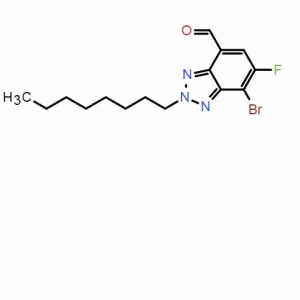 7-溴-5-氟-2-辛基-2H-苯并[D][1,2,3]三唑-4-甲醛；CAS：2607048-35-9