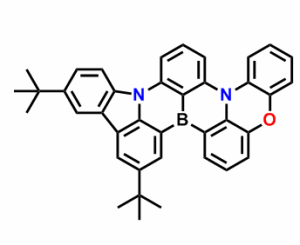 10,13-二-叔丁基-5-氧杂-15b,18b-二氮杂-8b-硼苯并[j]芴并[1,9-ab]苝 CAS号:2770868-94-3科研专用 质量保证 高校及研究所 先发后付