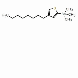 三甲基(4-辛基噻吩-2-基)錫烷；CAS：204700-93-6