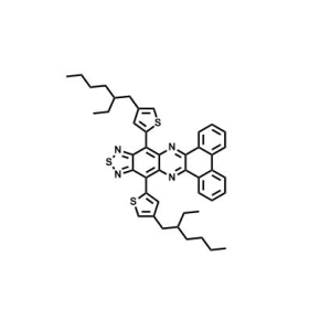 10,14-雙(4-(2-乙基己基)噻吩-2-基)二苯并[A,C][1,2,5]噻二唑[3,4-I]吩嗪；CAS：1616349-80-4