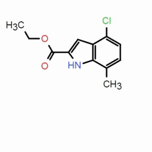 4-氯-7-甲基-1H-吲哚-2-羧酸乙酯；CAS：188248-23-9