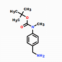 (4-(氨基甲基)苄基)(甲基)氨基甲酸叔丁酯CAS号191871-91-7；科研试剂/质量保证