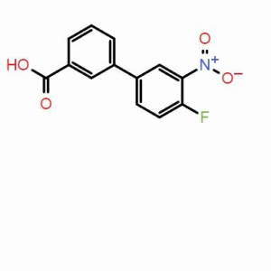 4'-氟-3'-硝基-[1,1'-聯苯]-3-羧酸 ；CAS：1280786-72-2
