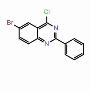 6-溴-4-氯-2-苯基喹唑啉；CAS：412923-42-3