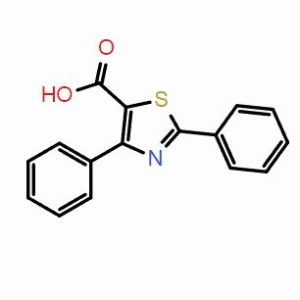 2,4-二苯基-1,3-噻唑-5-羧酸；CAS：502935-47-9