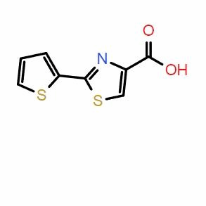 2-(2-噻吩基)-1,3-噻唑-4-羧酸；CAS：24044-07-3