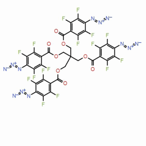 4-疊氮基-2,3,5,6-四氟-2,2-雙[[（4-疊氮基-2,3,5,6-四氟苯甲酰基）氧基]甲基]-1,3-丙二基苯甲酸酯（9CI）；CAS：157928-53-5