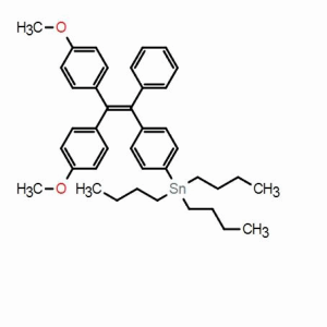 4-[2,2-雙(4-甲氧基苯基)-1-苯基乙烯基]苯基]三丁基錫烷；CAS：1378502-38-5