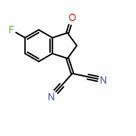 2-(5-氟-3-氧代-2,3-二氫-1H-茚-1-亞基)丙二腈；CAS：2085802-80-6