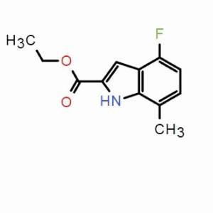 4-氟-7-甲基-1H-吲哚-2-羧酸；CAS：1352906-36-5