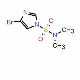 4-溴-N,N-二甲基-1H-咪唑-1-磺酰胺；CAS：623577-41-3