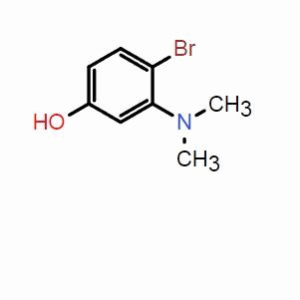 4-溴-3-(二甲氨基)苯酚；CAS：1243354-86-0