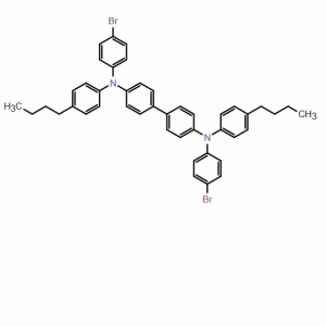 N,N'-雙(4-溴苯基)-N,N'-雙(4-正丁基苯基)聯苯-4,4'-二胺；CAS：790235-81-3