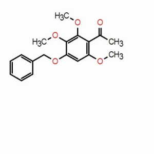 1-(4-(芐氧基)-2,3,6-三甲氧基苯基)乙烷-1-酮；CAS：109250-66-0