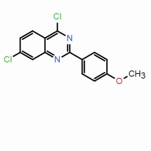 4,7-二氯-2-(4-甲氧苯基)喹唑啉；CAS：885277-24-7