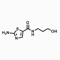 2-氨基-N-(3-羟丙基)噻唑-5-甲酰胺CAS号1538218-73-3；科研试剂/质量保证