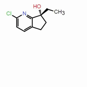 (R)-2-氯-7-乙基-6,7-二氫-5H-環戊[b]吡啶-7-醇；CAS：2643943-12-6