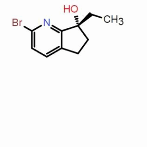 (R)-2-溴-7-乙基-6,7-二氫-5H-環戊二烯并[b]吡啶-7-醇；CAS：2376147-61-2