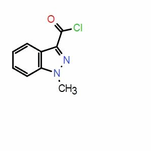 1-甲基-1H-吲唑-3-甲酰氯；CAS：106649-02-9