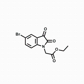 2-(5-溴-2,3-二氧代吲哚啉-1-基)乙酸乙酯CAS号754235-62-6；现货优势供应，质量保证！
