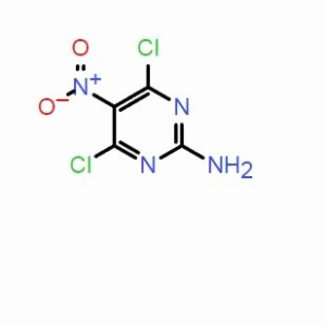 4,6-二氯-5-硝基嘧啶-2-胺；CAS：134716-82-8