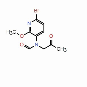 N-(6-溴-2-甲氧基吡啶-3-基)-N-(2-氧代丙基)甲酰胺；CAS：1123194-97-7