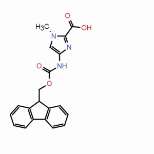 4-((((9H-芴-9-基)甲氧基)羰基)氨基)-1-甲基-1H-咪唑-2-羧酸；CAS：252206-28-3
