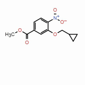 3-(環丙基甲氧基)-4-硝基苯甲酸甲酯；CAS：1239278-72-8