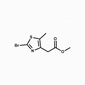 2-(2-溴-5-甲基噻唑-4-基)乙酸甲酯CAS号496062-15-8；现货优势供应/质量保证！