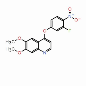 4-(3-氟-4-硝基苯氧基)-6,7-二甲氧基喹啉；CAS：228559-87-3