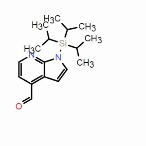 1-[三(1-甲基乙基)硅酯]-1H-吡咯并[2,3-B]吡啶-4-甲醛；CAS：916259-53-5