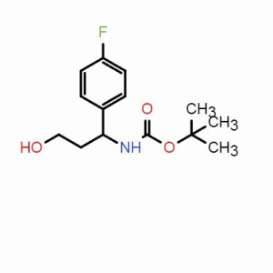 3-(Boc-氨基)-3-(4-氟苯基)-1-丙醇；CAS：862466-16-8