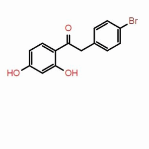 2-(4-溴苯基)-1-(2,4-二羥基苯基)乙酮；CAS：92152-60-8