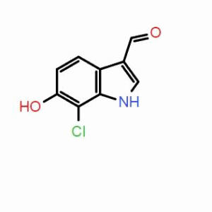 7-氯-6-羥基-1H-吲哚-3-甲醛；CAS：1227575-94-1