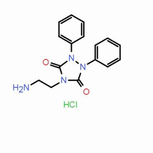 4-(2-氨基乙基)-1,2-二苯基-1,2,4-三唑烷-3,5-二酮鹽酸鹽；CAS：246146-17-8