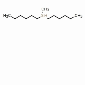 二正己基甲基氫硅烷；CAS：1001-46-3