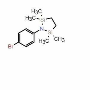 1-(4-溴苯基)-2,2,5,5-四甲基-1-氮雜-2,5-二硅雜環戊烷；CAS：78605-26-2