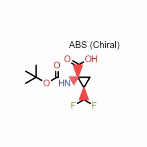 (1R,2R)-1-(叔丁氧基羰基氨基)-2-(二氟甲基)环丙烷羧酸