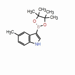 5-甲基-3-(4,4,5,5-四甲基-1,3,2-二氧硼雜環戊烷-2-基)-1H-吲哚；2448157-13-7