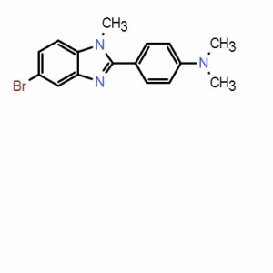 4-(5-溴-1-甲基-1H-苯并[d]咪唑基)-N,N-二甲基苯胺；CAS：2845128-58-5